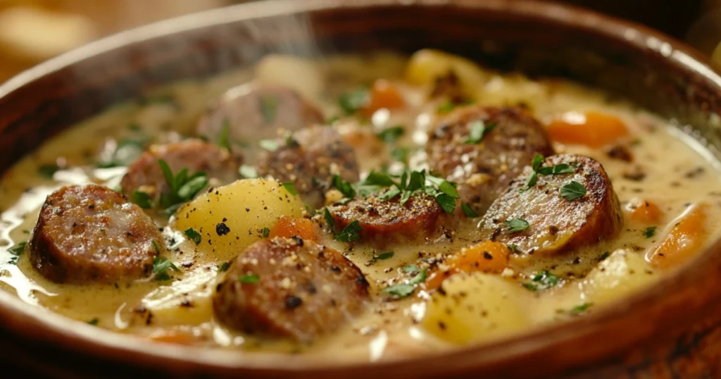 creamy parmesan italian sausage soup