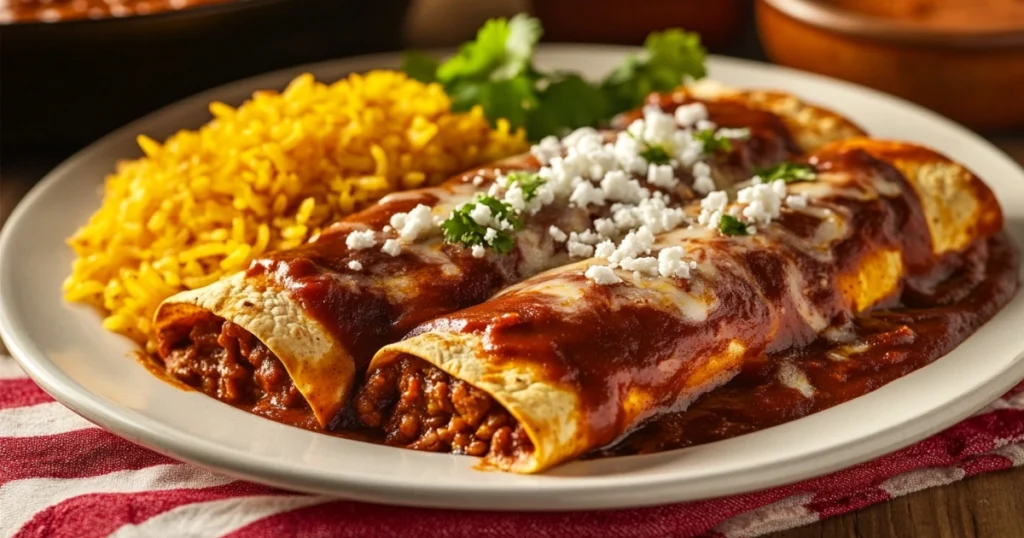 enchilada plate