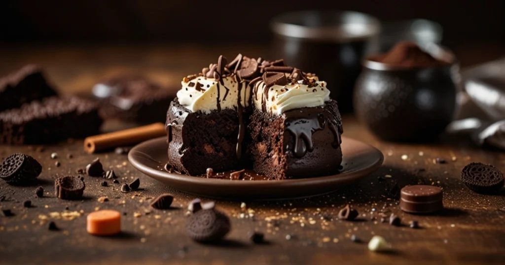 oreo lava cake crockpot with candy bar recipe