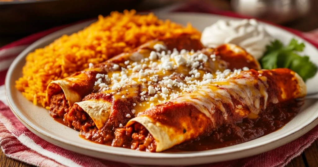 enchilada plate