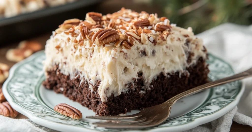 german chocolate poke cake recipe