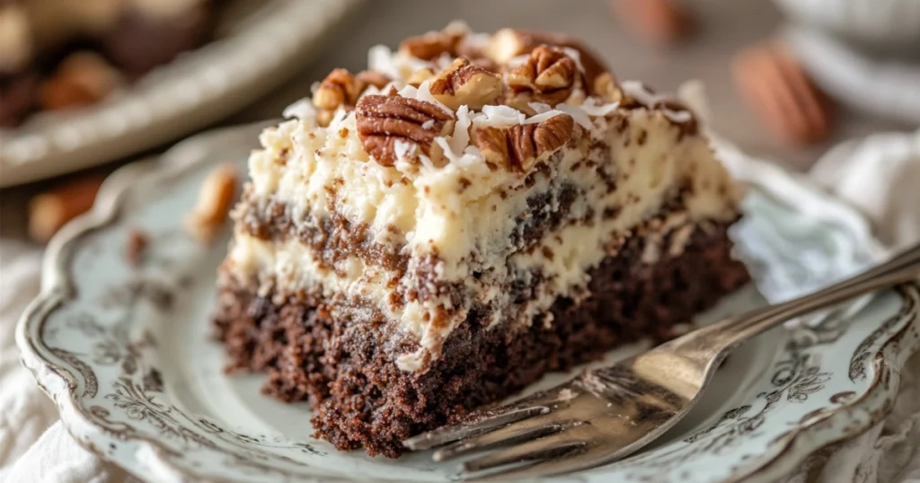 german chocolate poke cake recipe