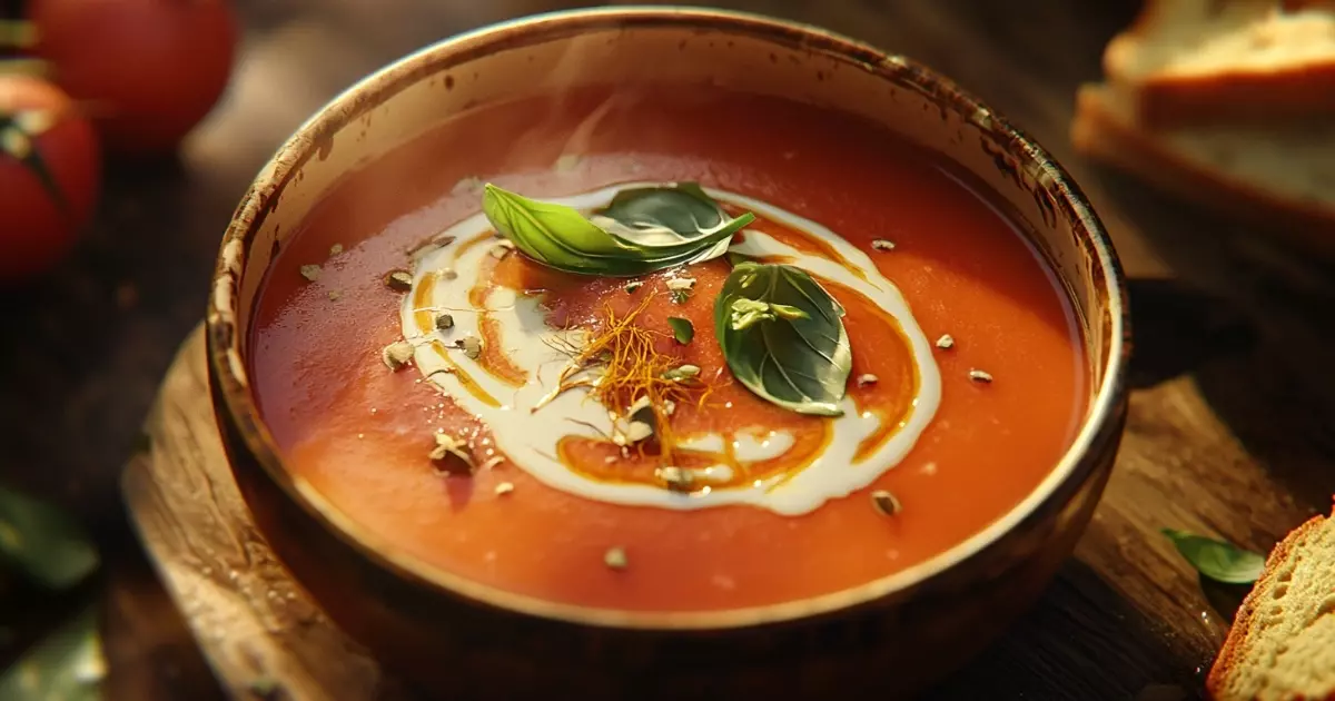 tomato saffron bisque ingredients